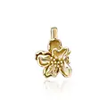 SPARKLING SPARKLING Ketting Pendant | Botanic Clip Gold Zirconia | Verguld