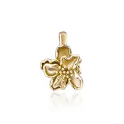 SPARKLING SPARKLING Ketting Pendant | Botanic Clip Gold Zirconia | Verguld
