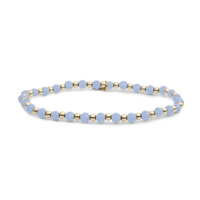 SPARKLING SPARKLING Armband | Interstellar Armband Milky Blue jade | Verguld