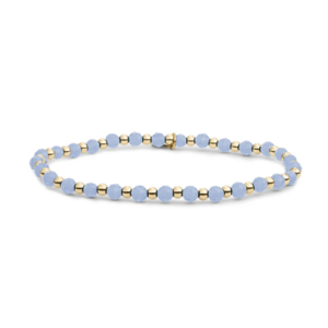 SPARKLING SPARKLING Armband | Interstellar Armband Milky Blue jade | Verguld