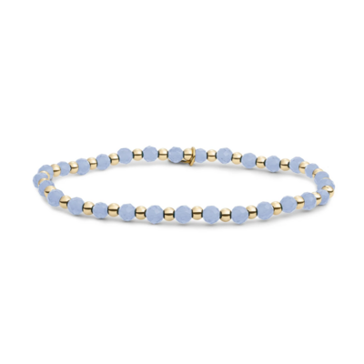 SPARKLING SPARKLING Armband | Interstellar Armband Milky Blue jade | Verguld