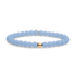 SPARKLING SPARKLING Armband | Saturn Armband Large Milky Blue Jade | Verguld