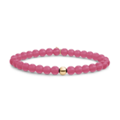 SPARKLING SPARKLING Armband | Saturn Armband Large Candy Jade | Verguld