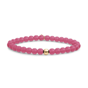 SPARKLING SPARKLING Armband | Saturn Armband Large Candy Jade | Verguld