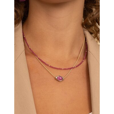 SPARKLING SPARKLING Ketting | Wheat Chain | Verguld