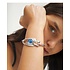 UNOde50 UNOde50 Armband | Armband met een blauw gefacetteerd kristal | PUL2634AZUMTL