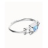 UNOde50 UNOde50 Armband | Armband met een blauw gefacetteerd kristal | PUL2634AZUMTL