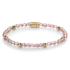REBEL & ROSE REBEL & ROSE Armband | Cherry Rose | Goudkleurig | 4 mm
