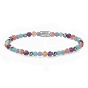 REBEL & ROSE REBEL & ROSE Armband | Beach Party | Zilverkleurig | 4 mm