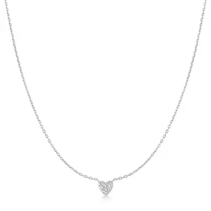 ANIA HAIE ANIA HAIE Ketting | Pavé Heart | ZILVER