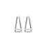 UNOde50 UNOde50 Oorbellen | Dubbele driehoek oorbellen | PEN1065MTL
