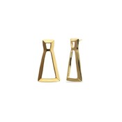 UNOde50 UNOde50 Oorbellen | Driehoek oorbellen | Verguld | PEN1075ORO