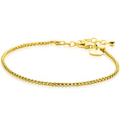 ZINZI ZINZI Armband | Venetiaanse Schakel Armband | Verguld |  ZIA2842G
