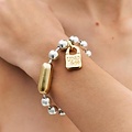 UNOde50 UNOde50 Armband | Stoere Kralen armband | Bicolor | SS26