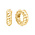 ANIA HAIE ANIA HAIE Earrings | Bold Texture Hug Hoop | VERGULD