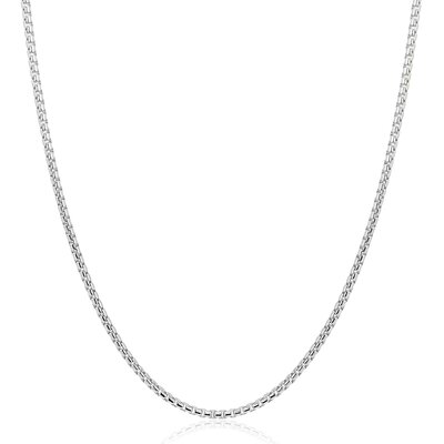 ZINZI ZINZI Ketting | ZILVER | Collier Massieve Rond Venetiaans| ZIC2842