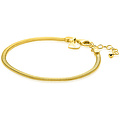 ZINZI ZINZI Armband | Platte Slangen Schakel | GOUD | ZIA2847G
