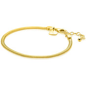 ZINZI ZINZI Armband | Platte Slangen Schakel | GOUD | ZIA2847G
