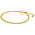 ZINZI ZINZI Armband | Platte Slangen Schakel | GOUD | ZIA2847G