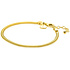 ZINZI ZINZI Armband | Platte Slangen Schakel | GOUD | ZIA2847G