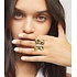 UNOde50 UNOde50 Ring | Maxi vlinderring | Verguld | ANI870ORO