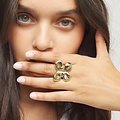 UNOde50 UNOde50 Ring | Maxi vlinderring | Verguld | SS26