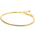 ZINZI ZINZI Armband | Rond Slangen Schakel | GOUD | ZIA2848G