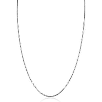 ZINZI ZINZI Ketting | ZILVER | Collier Slangen Rond | ZIC2848