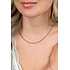 ZINZI ZINZI Ketting | ZILVER | Collier Slangen Rond | ZIC2848