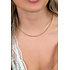 ZINZI ZINZI Ketting | GOUD | Collier Slangen Rond | ZIC2848G