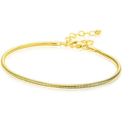 ZINZI ZINZI Armband | Rond Slangen Schakel | GOUD | ZIA2849G