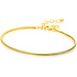 ZINZI ZINZI Armband | Rond Slangen Schakel | GOUD | ZIA2849G