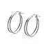 ZINZI ZINZI Oorbellen | OORRINGEN Dubbele Draad | ZILVER | ZIO2858