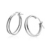 ZINZI ZINZI Oorbellen | OORRINGEN Dubbele Draad | ZILVER | ZIO2858