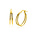 ZINZI ZINZI Oorbellen | OORRINGEN Dubbele Draad | GOUD | ZIO2858G