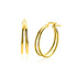ZINZI ZINZI Oorbellen | OORRINGEN Dubbele Draad | GOUD | ZIO2858G