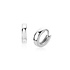 ZINZI ZINZI Oorbellen | 11,5mm OORRINGEN Vierkante Gladde Buis | ZILVER | ZIO2860