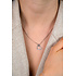 ZINZI ZINZI Ketting | Twee Harten Verbonden | ZILVER | ZIC2874