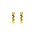 ZINZI ZINZI Oorbellen | Golvend Glad Zirkonia | GOUD | ZIO2875