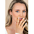 ZINZI ZINZI Oorbellen | Golvend Glad Zirkonia | GOUD | ZIO2875