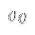 ZINZI ZINZI Oorbellen | Gladde Ovalen Zirkonia | ZILVER | ZIO2876