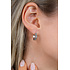 ZINZI ZINZI Oorbellen | Gladde Ovalen Zirkonia | ZILVER | ZIO2876
