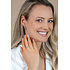 ZINZI ZINZI Oorbellen | Gladde Ovalen Zirkonia | ZILVER | ZIO2876