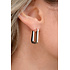 ZINZI ZINZI Oorbellen | Strak Rechthoek | ZILVER | ZIO2879