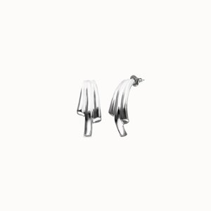 UNOde50 UNOde50 Oorbellen | Organic Triple Drop Silver | SS26