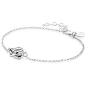 ZINZI ZINZI Armband | Armband Drie Verbonden Ringen | Zilver | ZIA2890