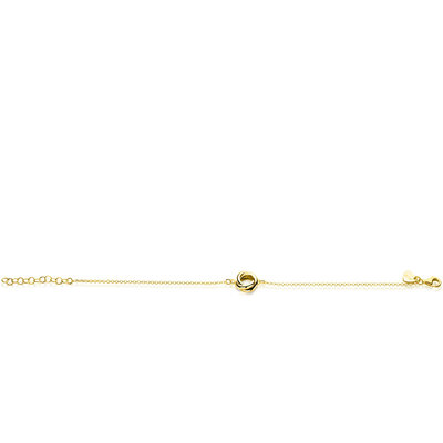 ZINZI ZINZI Armband | Armband Drie Verbonden Ringen | Goud | ZIA2890G