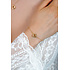 ZINZI ZINZI Armband | Armband Drie Verbonden Ringen | Goud | ZIA2890G