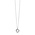 ZINZI ZINZI Ketting | Drie Verbonden Ringen | ZILVER | ZIC2890