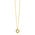 ZINZI ZINZI Ketting | Drie Verbonden Ringen | GOUD | ZIC2890G
